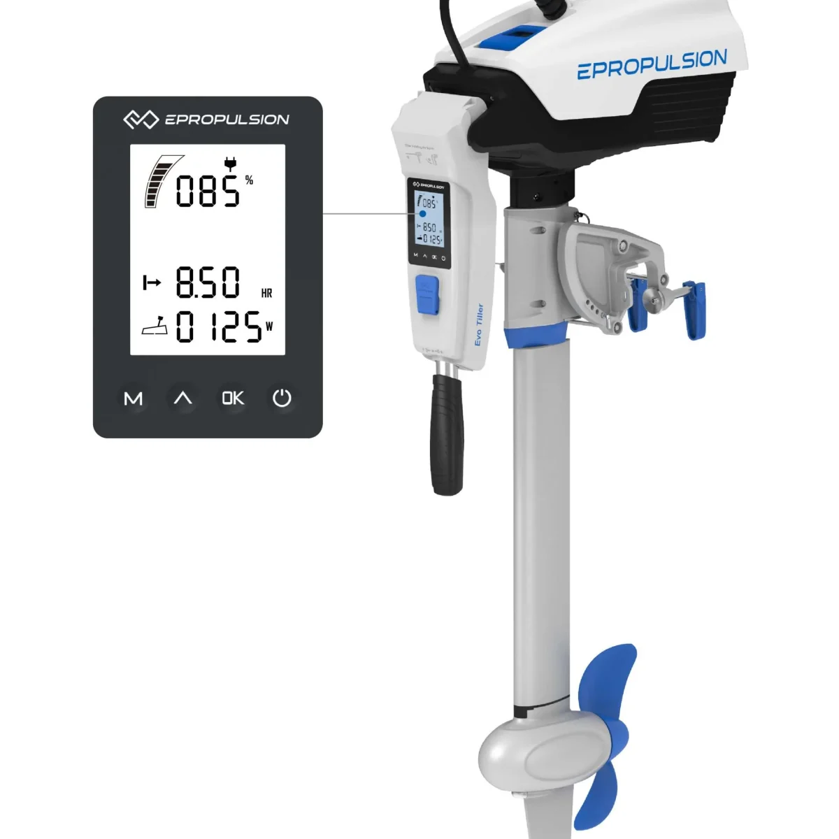 ePropulsion Spirit 1.0 Evo 1kW Electric Outboard Motor